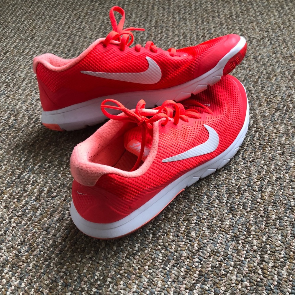 Bright coral Nike’s